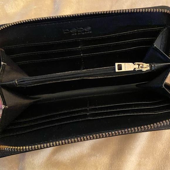 Bebe Black Wallet - Picture 3 of 8